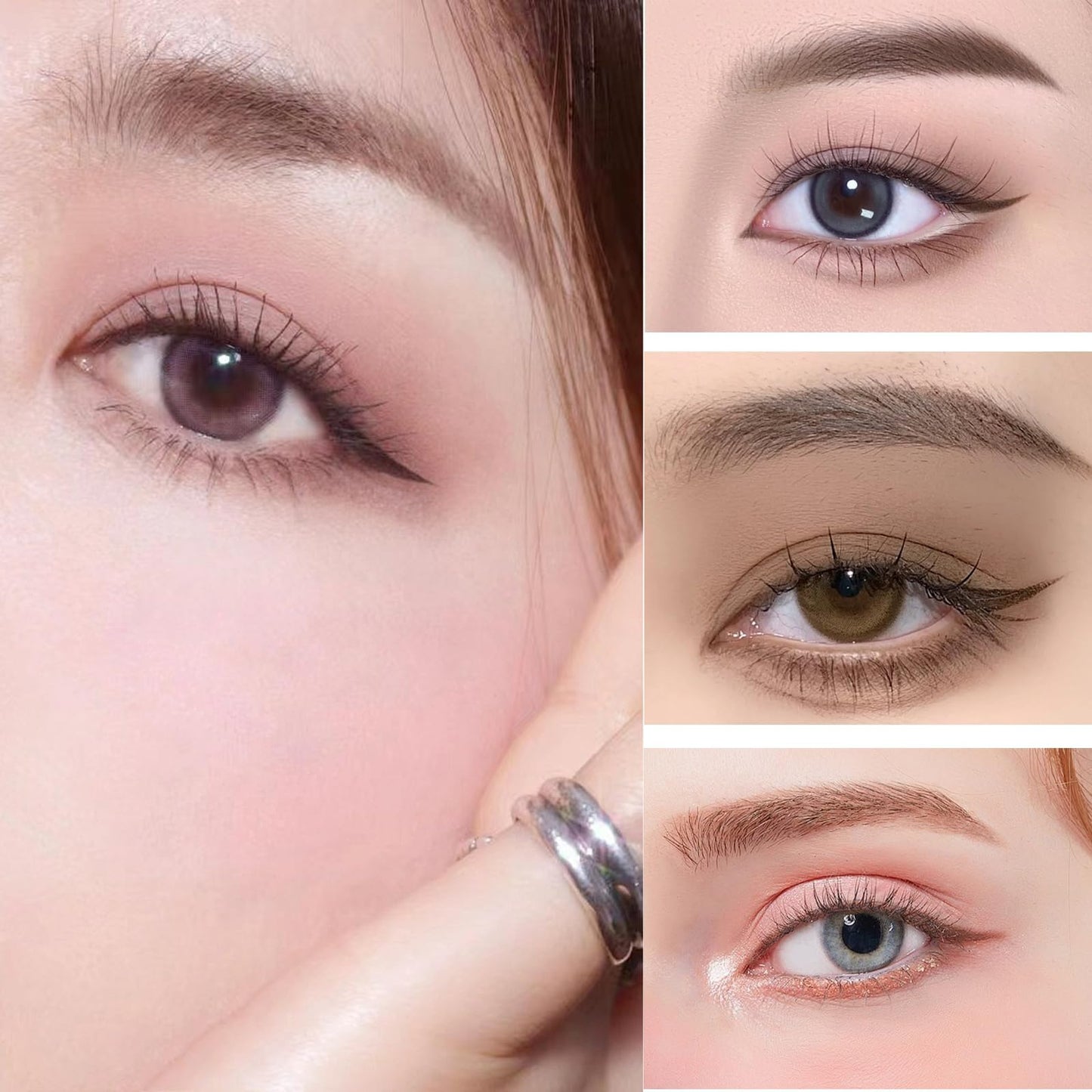 9-Color Matte Eyeshadow Palette for Women - Soft, Blendable Nude and Cold Brown Shades for Natural Looks - Milk Tea Warm Nude Palette