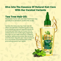 Vatika Naturals Vatika Afro Naturals Tea Tree Hair Oil - 100 ml | Restorative Hair Oil With Nourishing Blend | For Soothing Scalp & Protect Against Dandruff