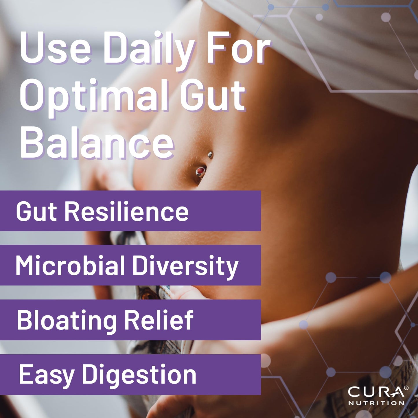 Cura Nutrition CURA NUTRITION SPOREBIOTICS – Spore Based Probiotic with Antioxidants, Active Bacteria Daily Supplement to Boost Akkermansia, 3 Bacillus Spores for Gut Health Support, Vegan Probiotics (30 Capsules)
