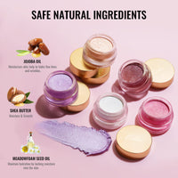 Oulac OULAC Cream Eyeshadow, Glitter Pink Eyeshadow, Holds Makeup For 12 Hours +, Waterproof and Sweatproof, Crease Resistant, Vegan | 06g, Lustering (12)