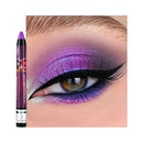 LYNTYAOU Bright Purple Shimmer Eyeshadow Stick, Pink Pearl Cream Eye Shadow Pen, Mermaid Glitter Color Crayon Eyeshadows Pencil, Pearlescent High Pigmented Eyeliner, Smooth for Eyes Makeup
