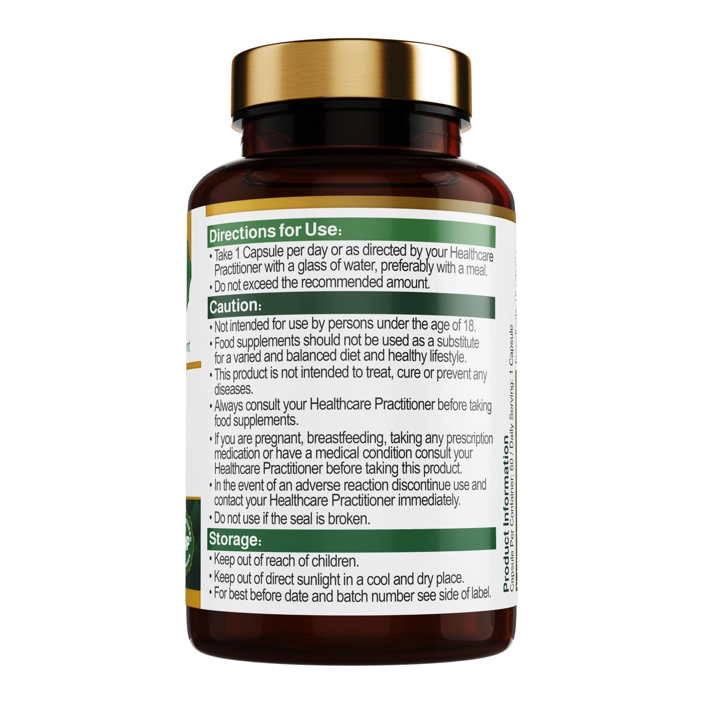 Royal Oak Health Digest Cleanse with 13 Active Ingredients - 60 Vegan Capsules, 2 Month Supply - UK Made