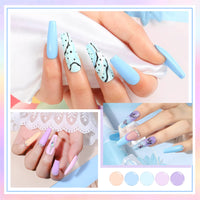 INPING Pastel Gel Nail Polish, 10 Color Spring Summer Nail Polishes Set Candy Macaroon Collection Required Soak Off UV/LED Lamp for Starter DIY Nail Art Salon Manicure Kit