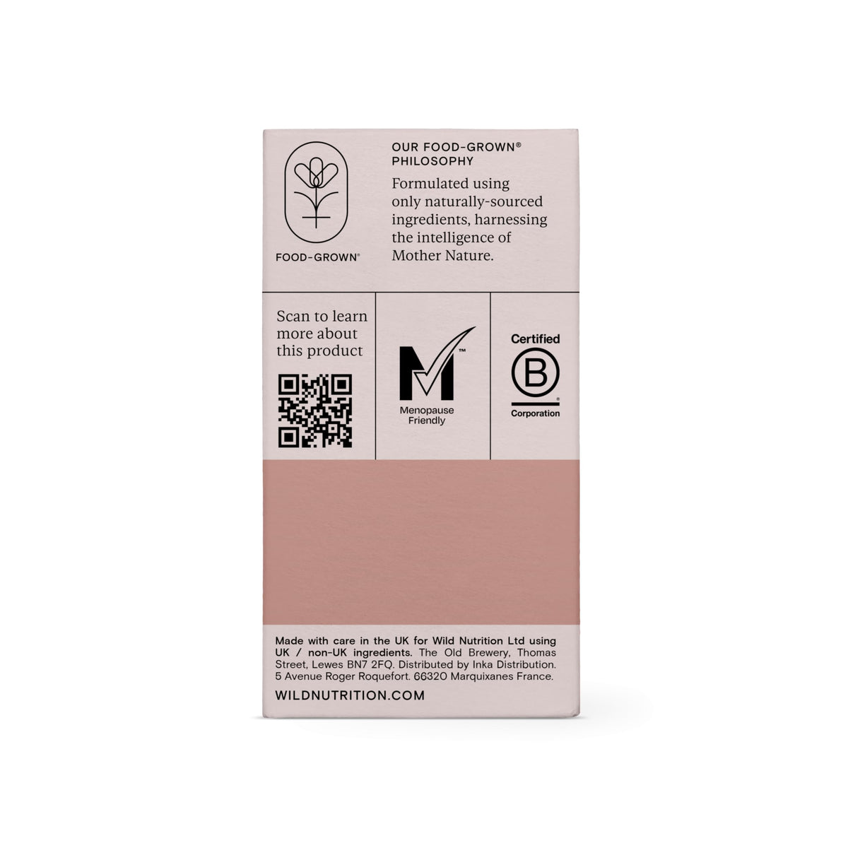 Wild Nutrition WILD NUTRITION Food-Grown Perimenopause Complex | Perimenopause Supplements to Support Hormone Balance for Women | Shatavari & Saffron Supplement to Support Mind, Body and Mood | 60 Capsules