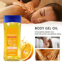 Essential Oils for Skin - Vitamin C Body Oil Gel for Women - Massage Body Oil for Dry Skin - Moisturising BodyOil Gel,Fast Absorbing & Non-Greasy,200ML
