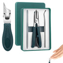 Miiqxx Wide Jaw Slanted Nail Clippers 3 Set of Eagle Beak Nail Clip pers Angled Nail Clipp ers Eagle Beak Beveled Nail Clippers Wide Jaw Opening Anti-Splash Slanted Nail Clipper for Thick Nails, Ingrown Care