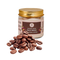 AATMANA Face Wash Dalgona Coffee | Hydrating Face Wash for Sensitive Skin, Removes Makeup & Gently Cleanses Without Over Drying -100 Grams