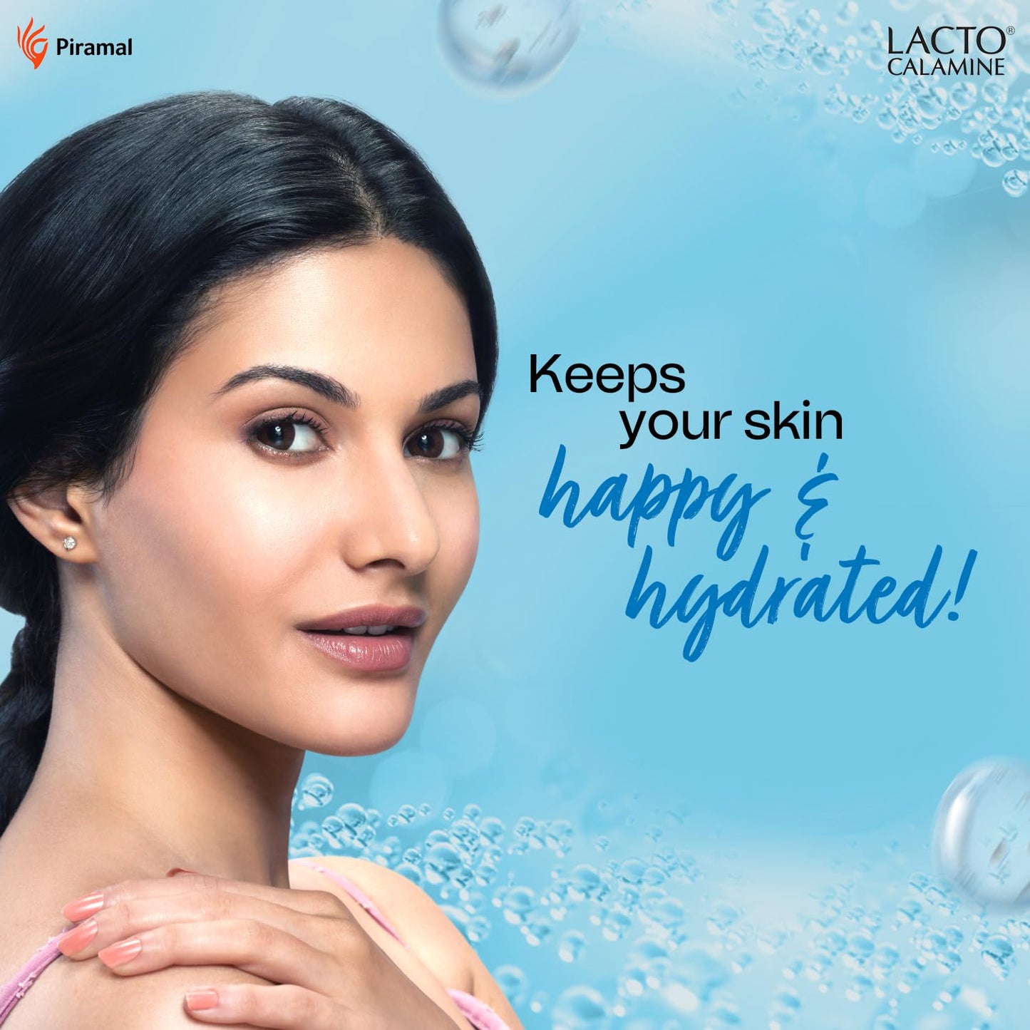 Lacto Calamine Light Moisturising Gel Non-sticky Hydrating Face & Body Gel with Niacinamide, Hyaluronic and vitamin E for non-oily feel & glowing skin 150g