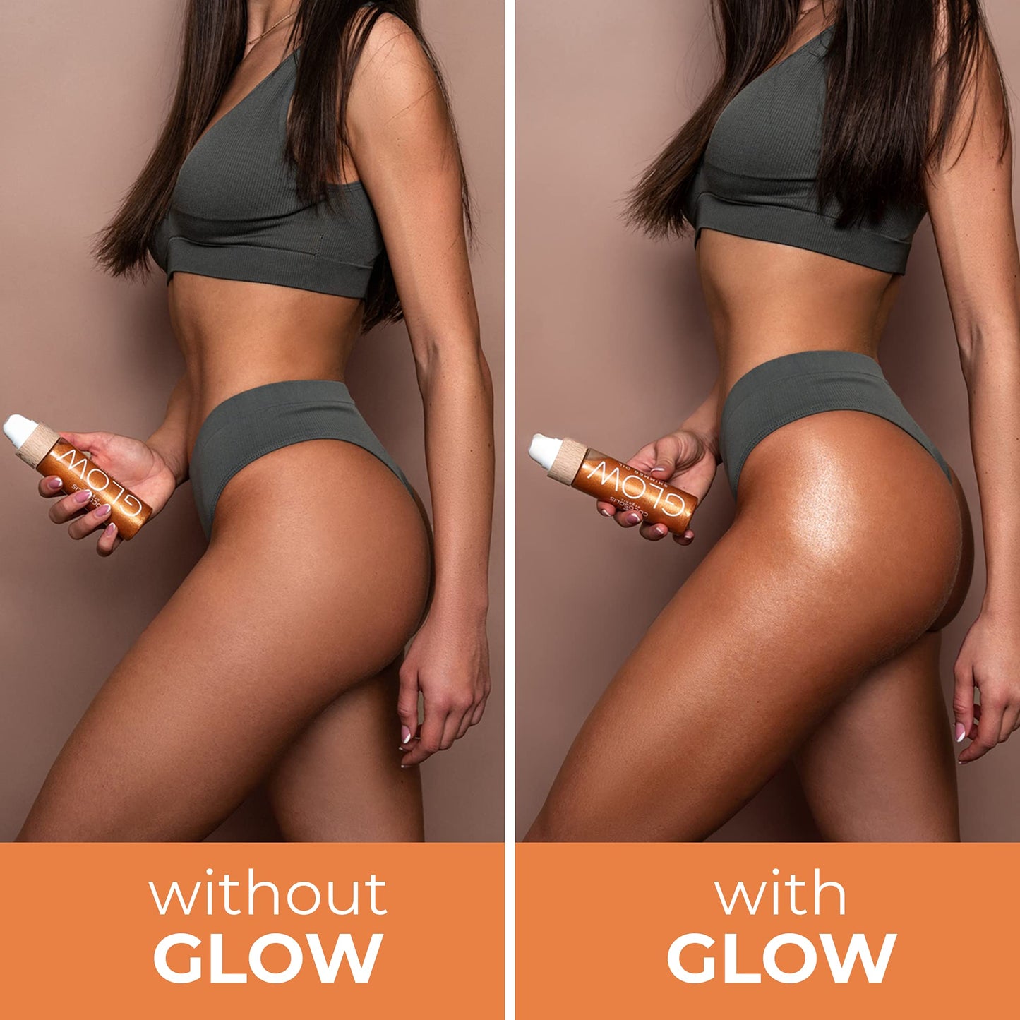 COCOSOLIS Glow Shimmer Oil | Illuminizing Natural Dry Oil With Shiny Particles | Leaves The Skin Glowing & Enhances a Golden Tan | Gives a Luxurious Feel to Your Skin | 110ml