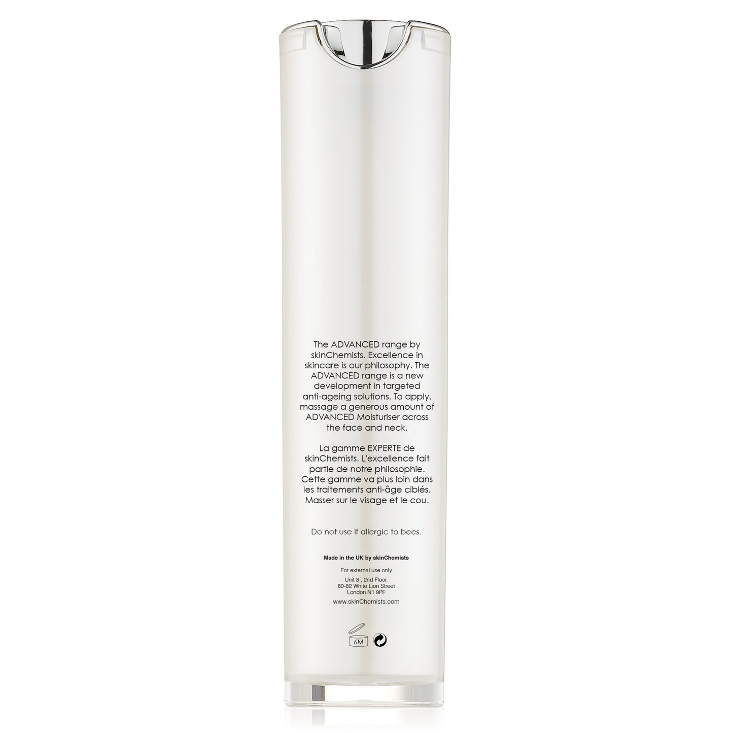 skinChemists Bee Venom Day Cream - Moisturizing and cleansing Solution - Best skin Anti Ageing Treatment - With Manuka Honey , Cocoa and Shea Butter - Made in UK - 50ml