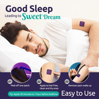 Ashania Sleep Patches, Sleep Patches for Adults, 42 Patches, Easy to Apply and Comfortable, Premium Ingredients, for Men and Women