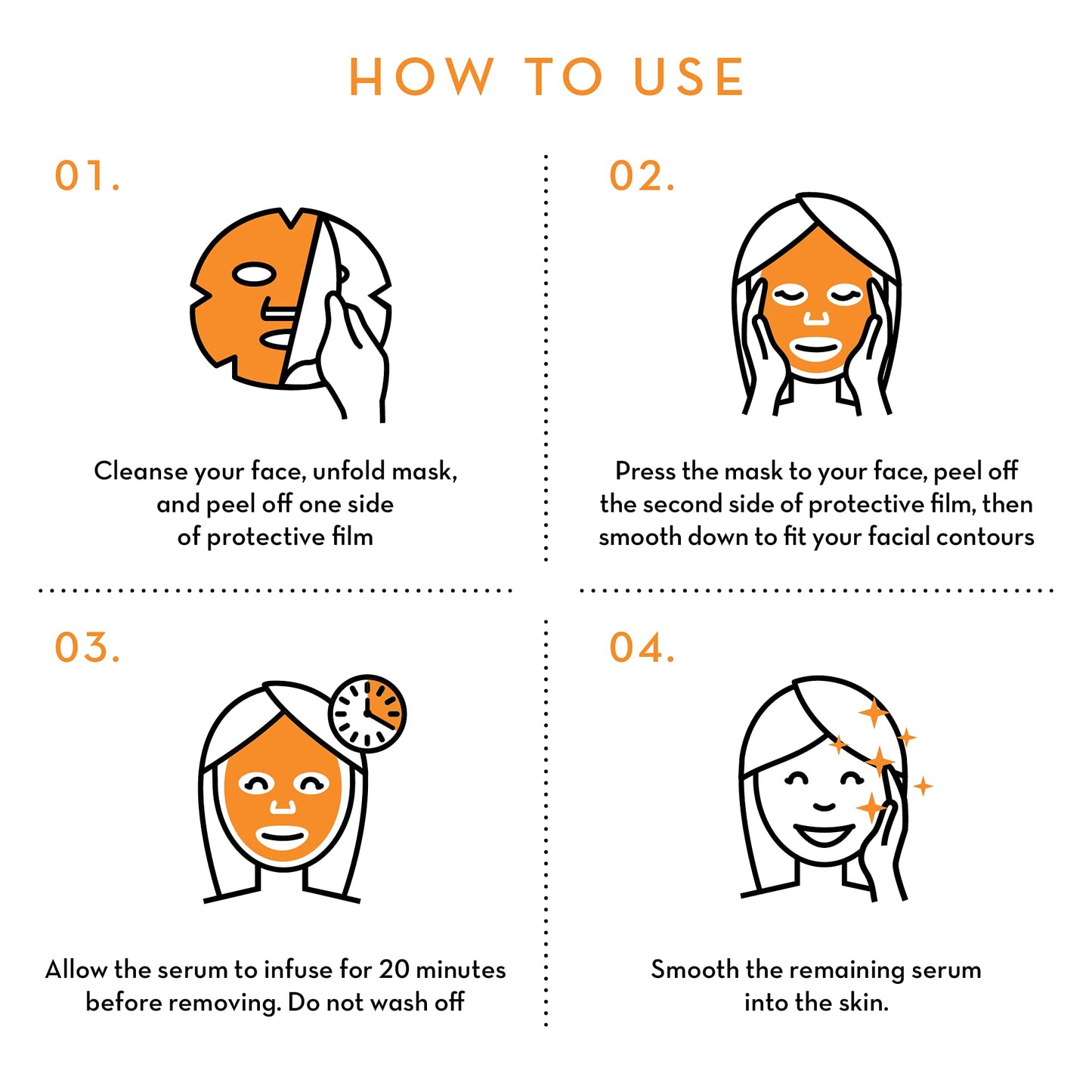 Seoulista Beauty® Brightening Instant Facial™ 30ml | Treatment Face Sheet Mask for Dry Skin Dark Spots and Pigmentation | Dermatologist Created Korean Skin Care | Infused with Vitamin C & AHAs