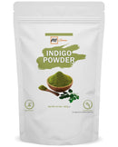 mGanna 100% Natural Indigo Powder for Hair Dye and Coloring 0.50 LBS 227 GMS | No Sulfates | No PPD or Any Chemicals for Healthy Hair Care