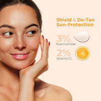 Brinton UV Doux D-Tan Aqua Sunscreen Lotion SPF 50 PA++++ 8-Hour Hydration with Niacinamide and Vitamin C 50 ml