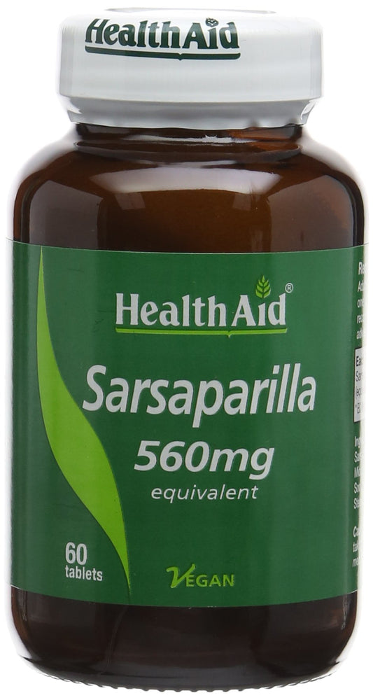 HealthAid Sarsaparilla 560mg 60 Tablets