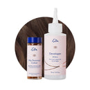 eSalon Permanent Hair Colour Set in Dark Brown Chocolate 4AM