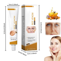 RuverLand 4 PCS Bee Venom Cream Anti-Wrinkle, Face and Neck Cream Moisturiser, Wrinkle Removal & Firming, Moisturizing, Lifting & Recovery for All Skin Type, Anti-Aging Bee Venom Cream