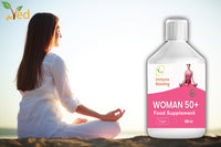 VED Ved Woman 50 Plus Liquid Multivitamin Supplement for Women, 500 ml- Immune Boosting - Contains, -149 Vitamins & Minerals, Vitamin C, Vitamin D, B12 for Women Health, 33 Days Supply.