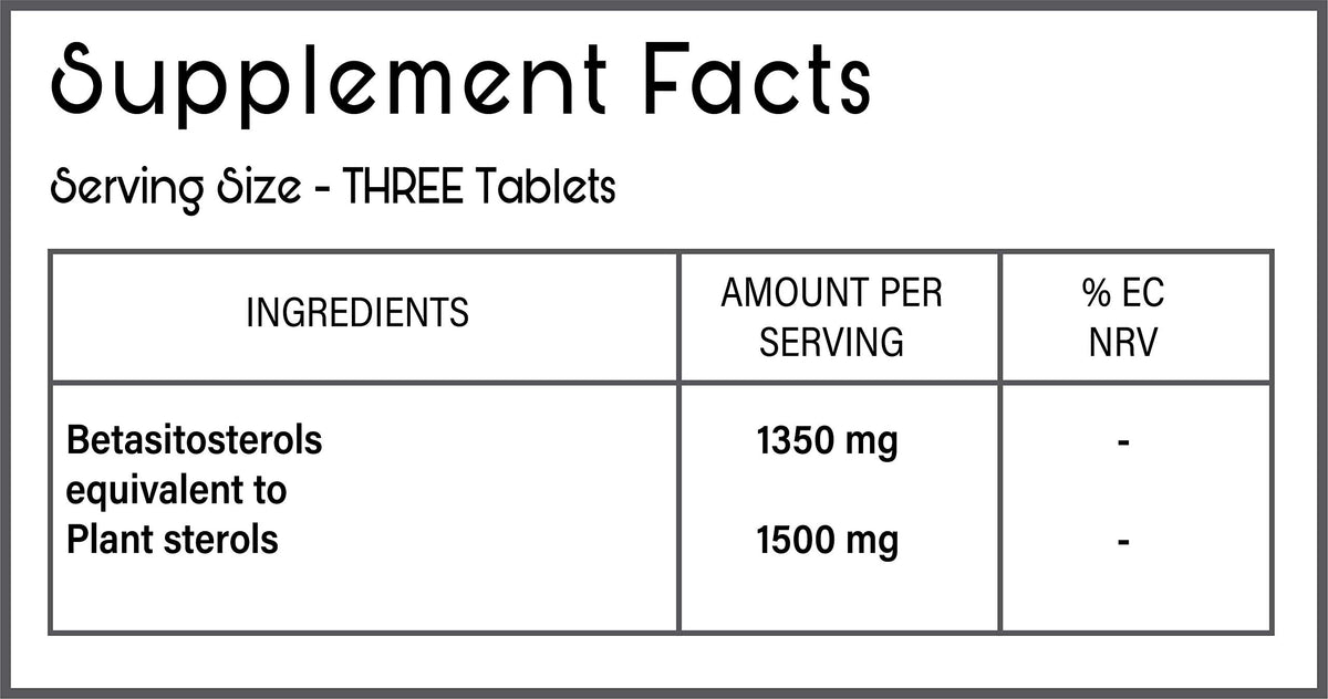 SynBio Premium+ - Plant Sterols | 60 Tablets | Vegetarian | Maintain & Lower Cholesterol Levels | Proven Supplement to Lower Cholesterol Levels | Supports Heart Wellbeing | Made in the UK