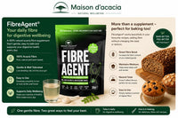 Maison d'acacia Acacia Fibre Supplement 350g Multi Award Winning. Gentle Daily Prebiotic Regularity & Constipation Relief Unflavoured. Natural Fiber with Nothing Added. Psyllium Husk & Inulin Alternative. 35 Servings