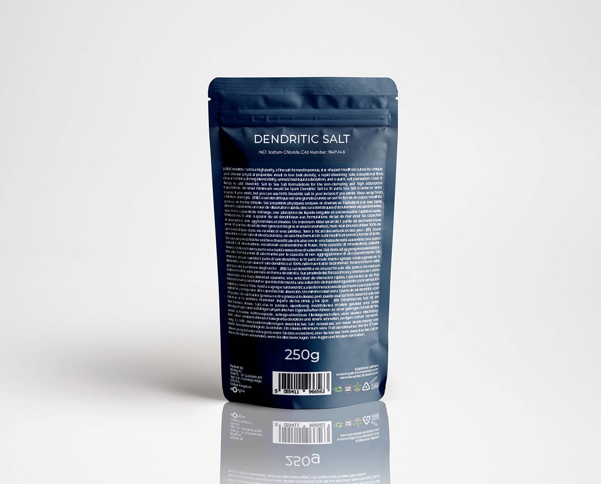 Mystic Moments Dendritic Salt 250g | Natural Bath Soak for Muscle, Perfect for Skin, Face & Body 100% Natural Vegan GMO Free