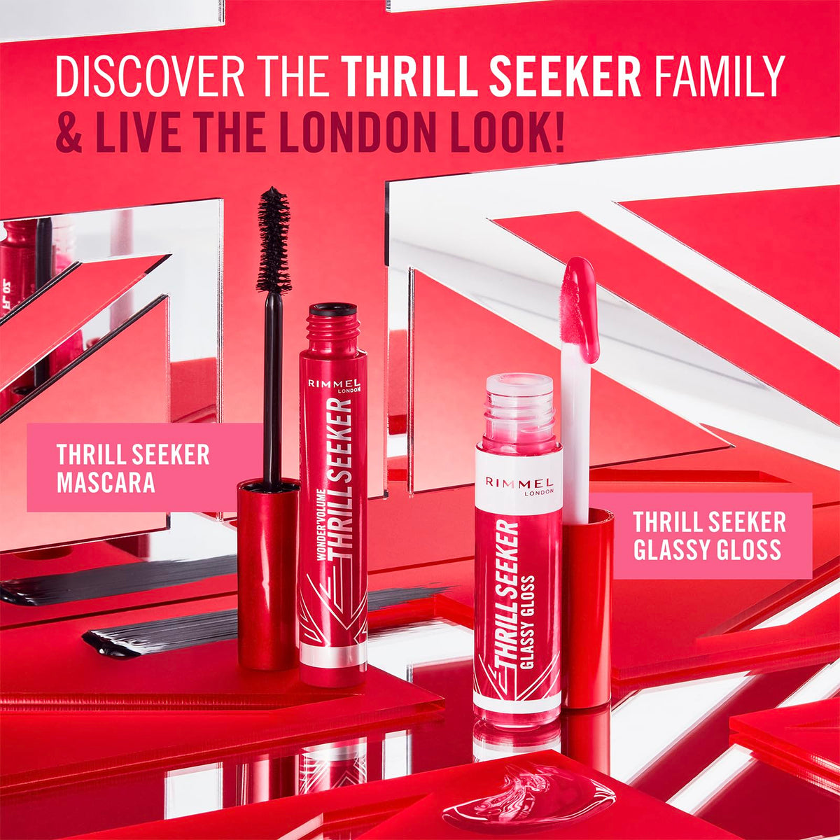 RimmelUK Rimmel London Thrill Seeker Glassy Gloss Lip Gloss 350 Pink to the Berry