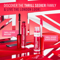 Rimmel Thrillseeker Glassy Gloss 500 Pine to the Apple, Hydrating Shine, Hyaluronic Acid, Anti-Oxidant Complex, Non-Sticky, Big Applicator, Healthy-Looking Lips, Delicious Scent, Vegan, Cruelty Free