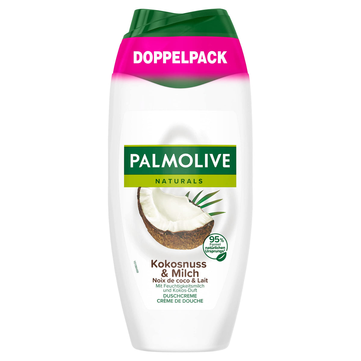 Palmolive Naturals Coconut & Milk Shower Gel 2 x 250 ml - Cream Shower with Moisturising Milk and Coconut Fragrance