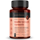 Pureclinica Double Strength Turmeric - 1000mg x 180 Tablets - Natural Levels of Curcumin - and 5mg Black Pepper Extract.