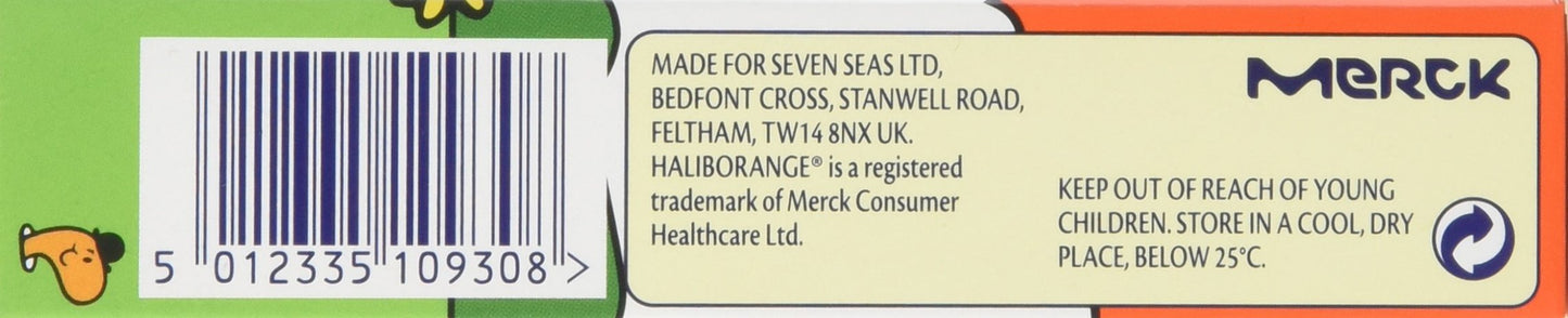 Haliborange Vitamins A C & D, 60 Orange Chewable Tablets