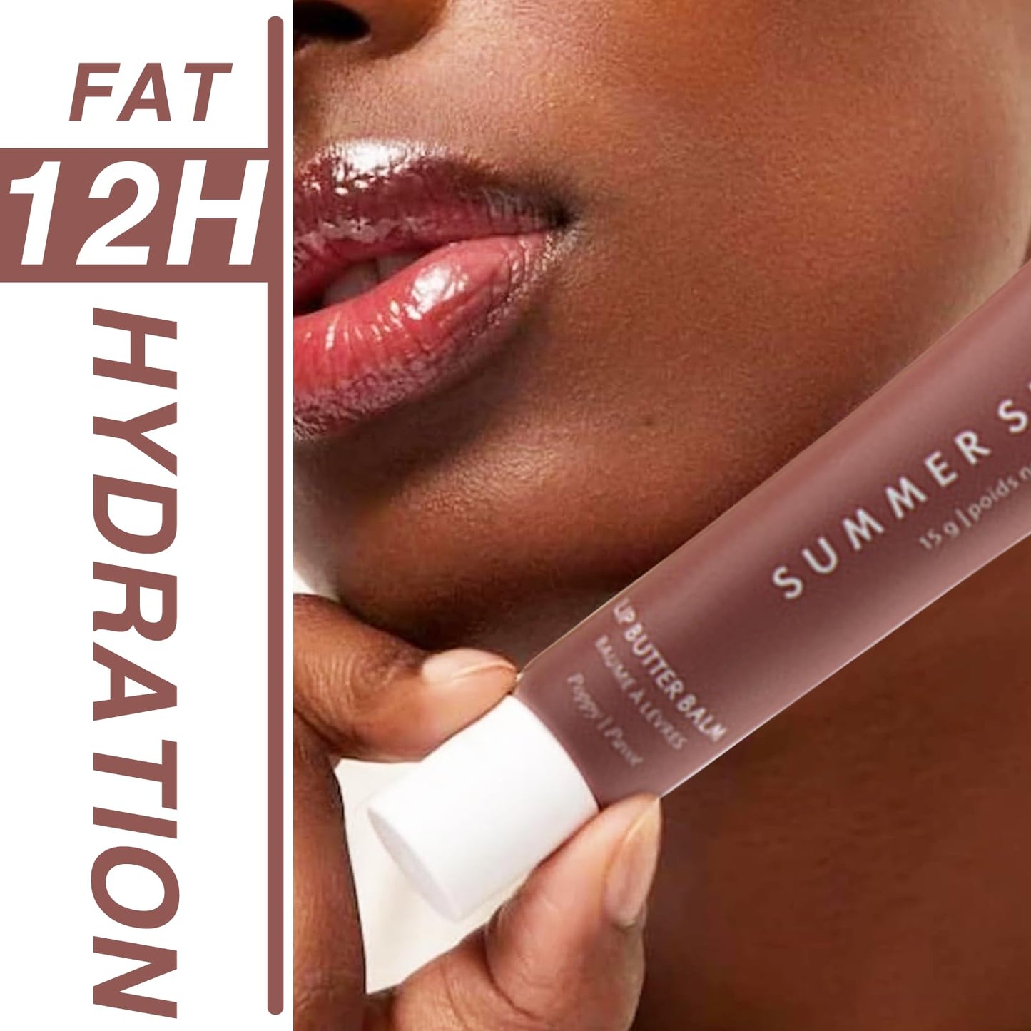 FunnAura 6 PCS Summer Lip Butter Balm Set, Moisturizing Tinted Lip Balm Anti-cracked Plumping for Women Men