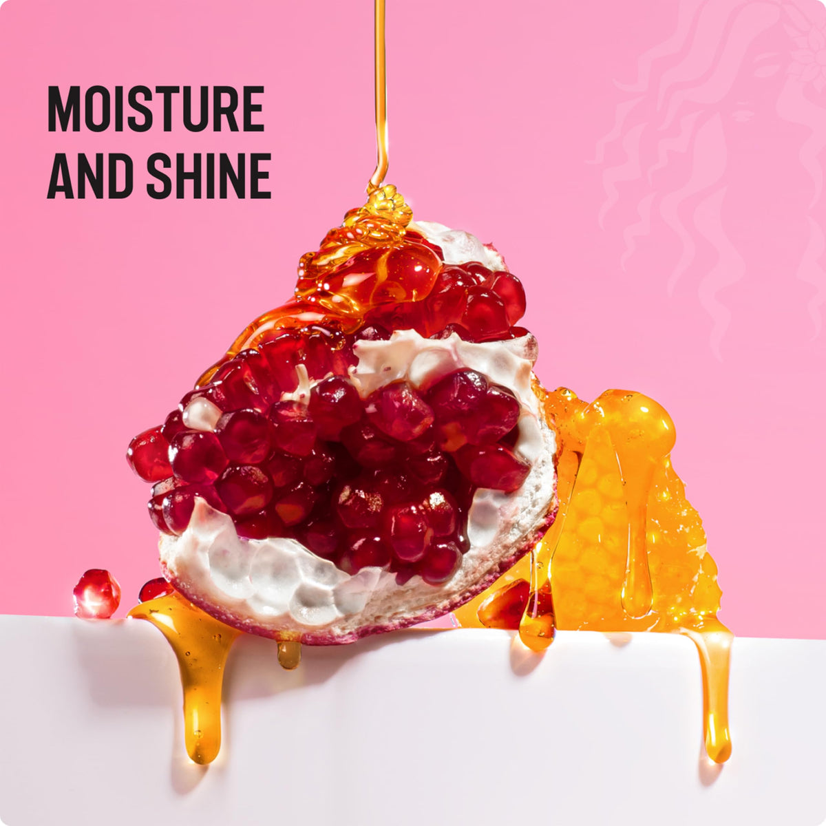 Mielle Organics Mielle Pomegranate & Honey Super Hold Edge Gel, Long-Lasting Definition & Shine for Sleek, Flawless Edges, 57 g (Pack of 1)