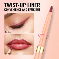 Oulac OULAC Matte Pink Lip Liner, Waterproof Lipliner Pencil Lasts 24H +, Highly Pigmented, Smooth Formula, Contour Your Lips, Vegan & Cruelty Free (04) Pink Treat