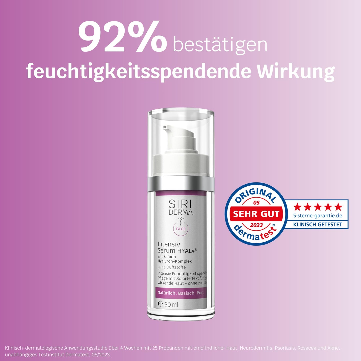 SIRIDERMA Siriderma Basic Intensive Serum HYAL4 30ml Moisturising Gel Basic Skin Care