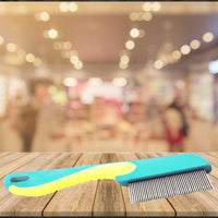 YNR EXTRA FINE NIT HAIR COMB LARGE HANDLE Head Lice Egg Larva Remover Comb Anti-Lice (BLUE)