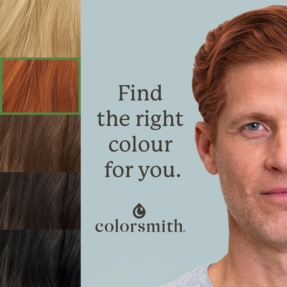 colorsmith Colorsmith Hair & Beard Colour for Blending Greys 2 pack, Ammonia-Free Complete Men’s At-home Beard & Hair Dye Kit, Professional-grade Demi-Permanent Hair Colour (Dark Natural Copper Blonde 7.04)