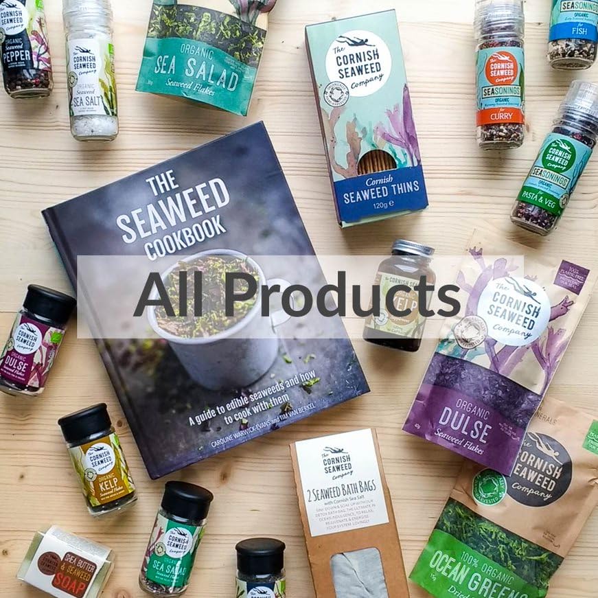 Wild Harvested Sea Moss Supplement by The Cornish Seaweed Company | Use for Improved Cognitive Function | 1 Months Supply 60 Capsules | 100% Organic Cornish Seaweed