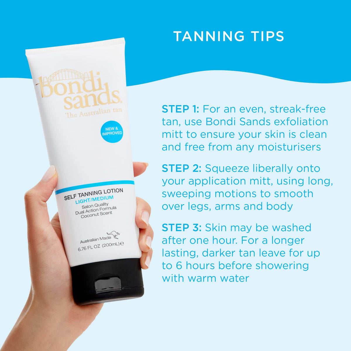 Bondi Sands Self Tanning Lotion - Light/Medium 200ml