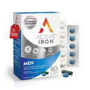Solvotrin Active Iron Supplement 14 mg + Multivitamin for Men – Clinically Proven to Increase Energy & Reduce Tiredness – Gentle, Non-Constipating Iron + Men’s Multivitamin – 30 Capsules + 30 Tablets