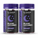 HILLTEN HEALTH Twin Pack Natural Sleep Support Gummies for Adults - Formula for Restful Nights, Sleep Gummies Promoting Natural Sleep Production, Promotes Healthy Sleep Patterns, 60 Count