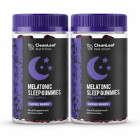 HILLTEN HEALTH Twin Pack Natural Sleep Support Gummies for Adults - Formula for Restful Nights, Sleep Gummies Promoting Natural Sleep Production, Promotes Healthy Sleep Patterns, 60 Count