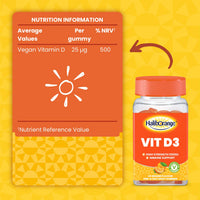 Haliborange Adult Vitamin D3-45 Orange Gummies