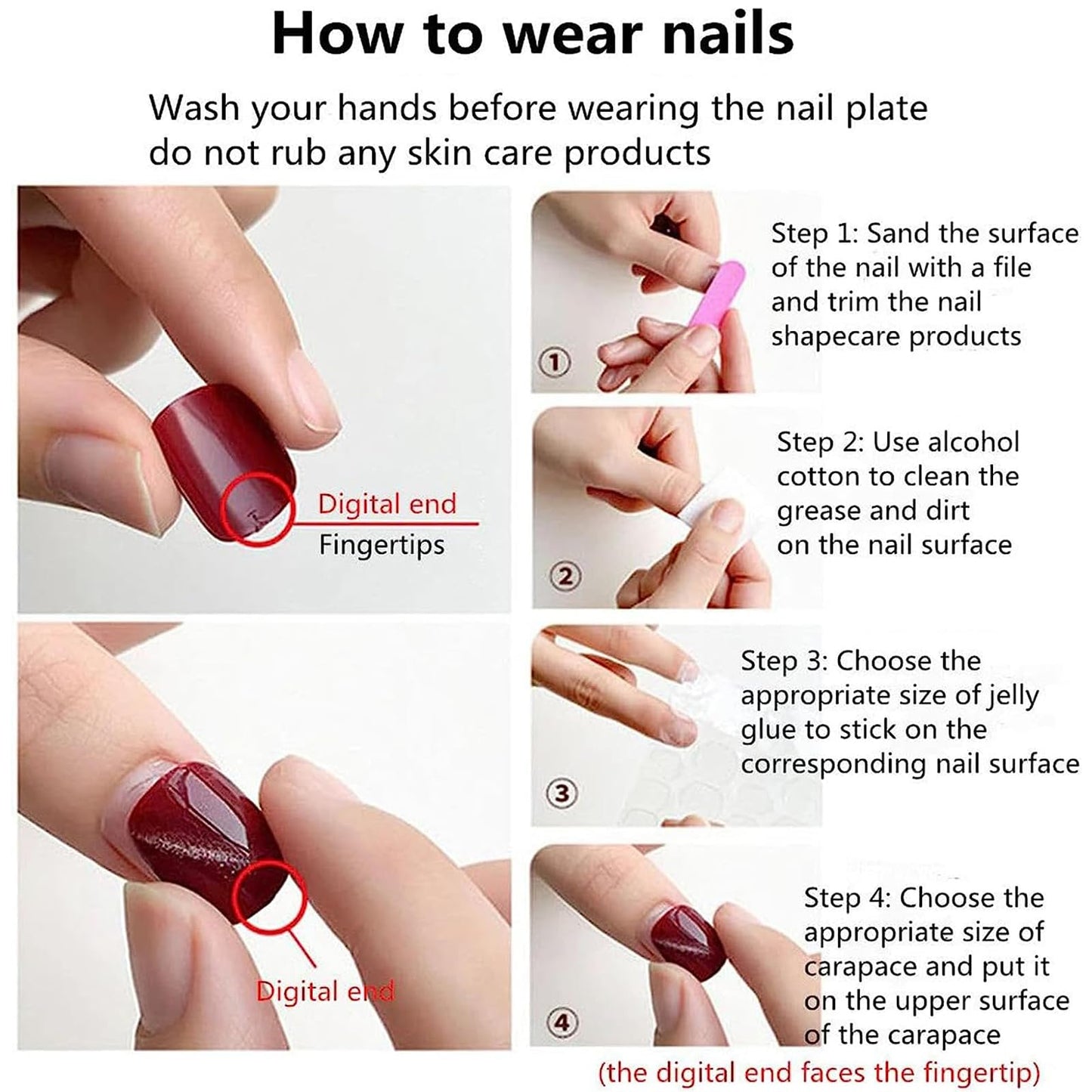 EONFAVE French Tip False Toenails - 24pcs Short Square Nude Pink White Toe Nails False - Natural Full Cover Acrylic Nails - Spring Summer Seaside Toe Nail Extensions for Women Girls