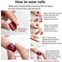 EONFAVE French Tip False Toenails - 24pcs Short Square Nude Pink White Toe Nails False - Natural Full Cover Acrylic Nails - Spring Summer Seaside Toe Nail Extensions for Women Girls