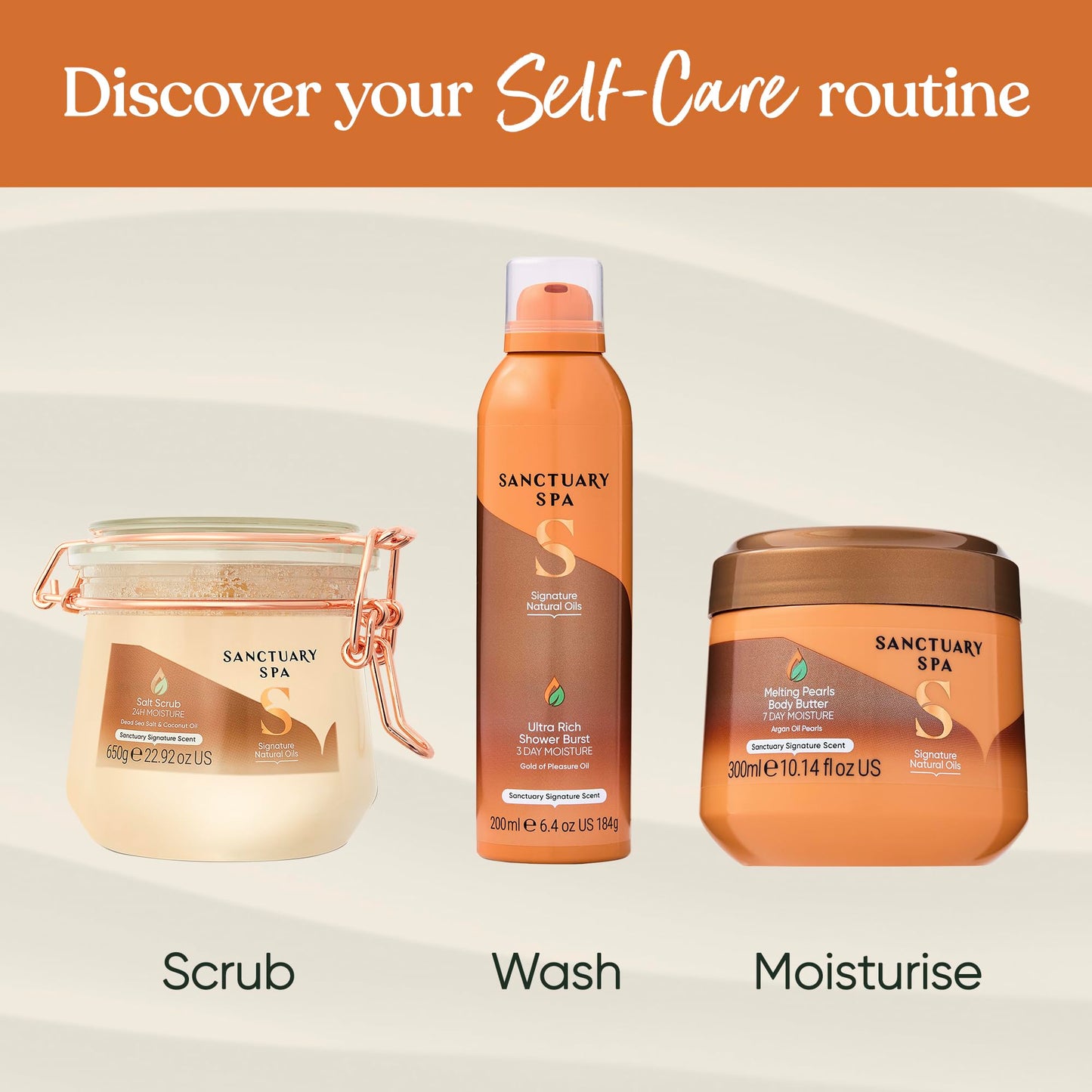 SANCTUARY Sanctuary Spa Signature Natural Oils Ultra Rich Shower Burst 200ml (Packaging may vary)