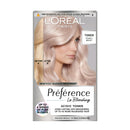 L'Oreal Paris Preference Le Blonding Acidic Toner Pearly Boost: Post-bleach treatment for long-lasting anti-brassiness and luminous results. Neutralise unwanted yellow tones for a beautiful pearly blonde finish.