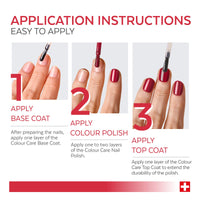 PODERM Nail Care Polish with Tea Tree - Red Allure | Swiss Lab - 8ML | Enriched with Tea Tree, Silicon & Biotin | Purifies, Clarifies & Nourishes Yellow Nails | Created by a Podiatrist