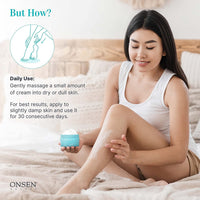 Onsen Secret Japanese Body Butter - Skin Refinery Cream Natural and Organic Moisturizing Clear Skin Exfoliator with All Coconut and Jojoba Oil for Women- 8.6 fl oz/255 ml (Sandalwood)