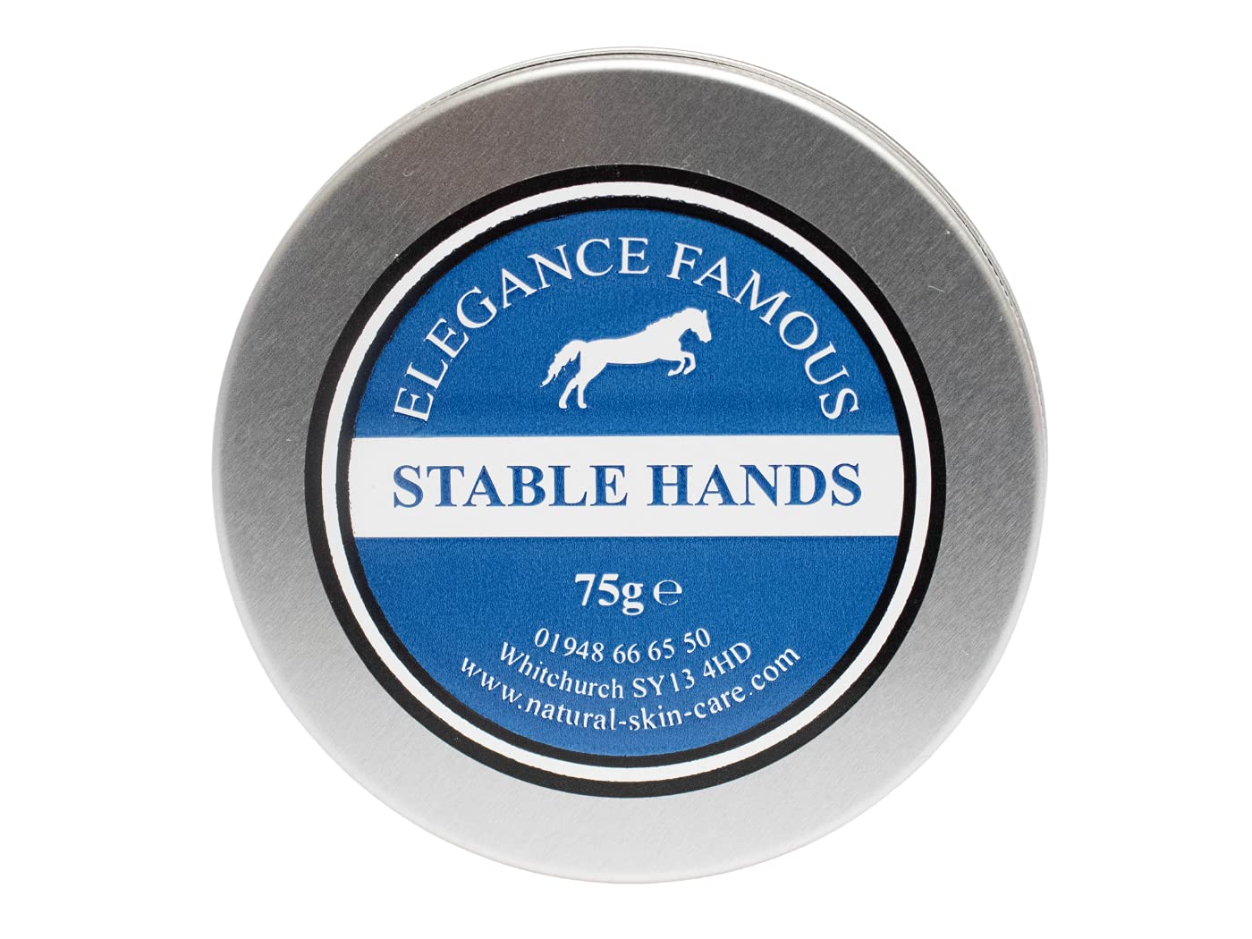 Stable Hands Horse Equestrian Nourishing Hand Cream 75g by Elegance Natural Skin Care Repair & Restore Dry Chapped Hands MULTI AWARD WINNING