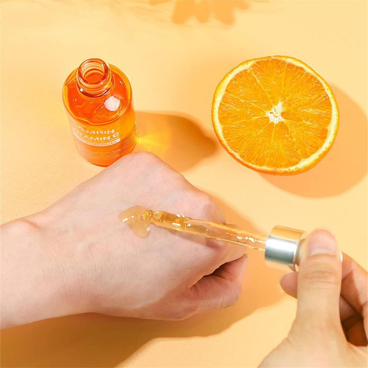 Cappuvini Vitamin C Face Serum, Brightening & Anti-aging Facial Serum for Face with Hyaluronic Acid for Face Even Skin Tone, Lines & Wrinkles (1)